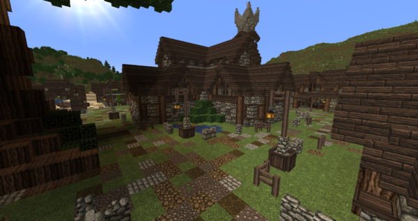 Medieval Townhall (Oak) - HPCrafts